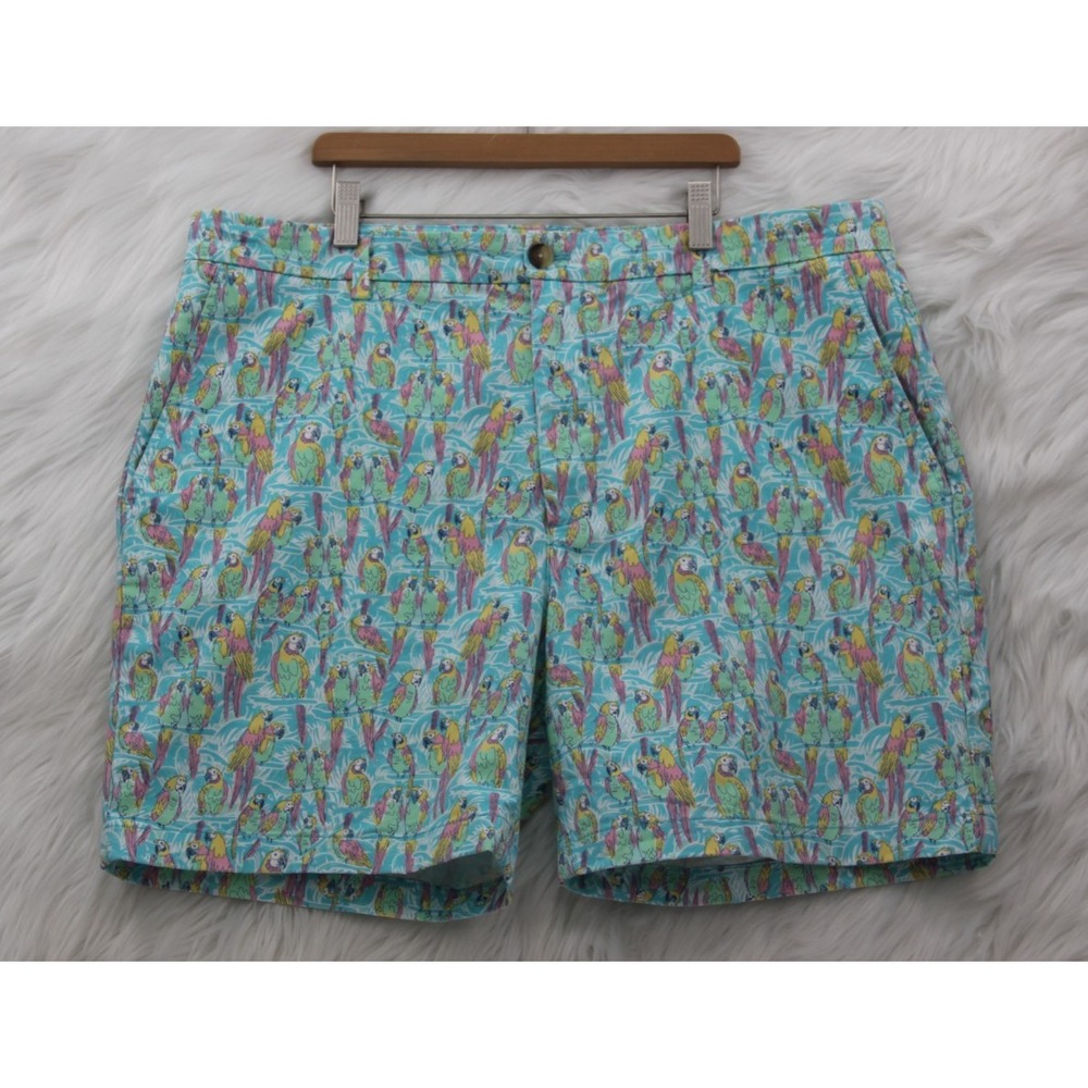 VINEYARD VINES PARROT Men's BREAKER SHORTS 38x7 Preppy Resort Beach Southern